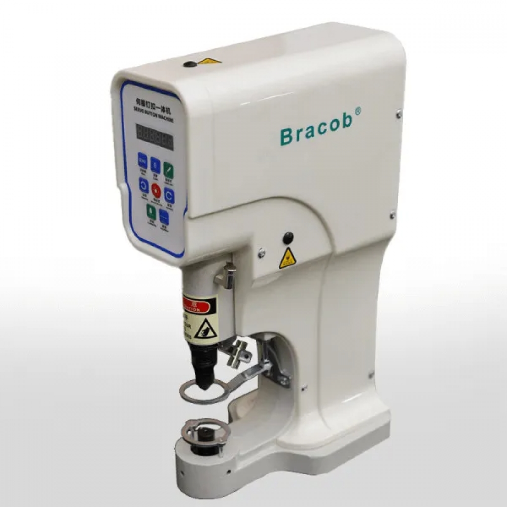 Máquina de Pregar Botões e Ilhós industrial com Motor Direct Drive-Bracob BC818D
