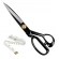 Tesoura Alfaiate 9” Q.X.YUN Titânio Costura Profissional