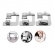 Calcador para Costura de Barra e Bainha 10mm, 19mm ou 25mm