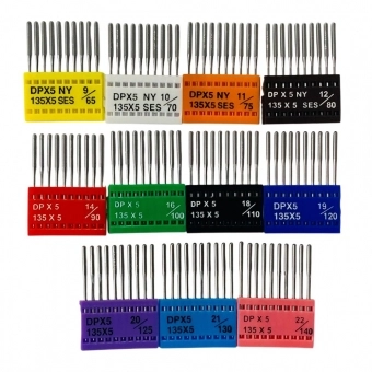 Agulha Punto Plus DPx5 Todos os Tamanhos para Costura