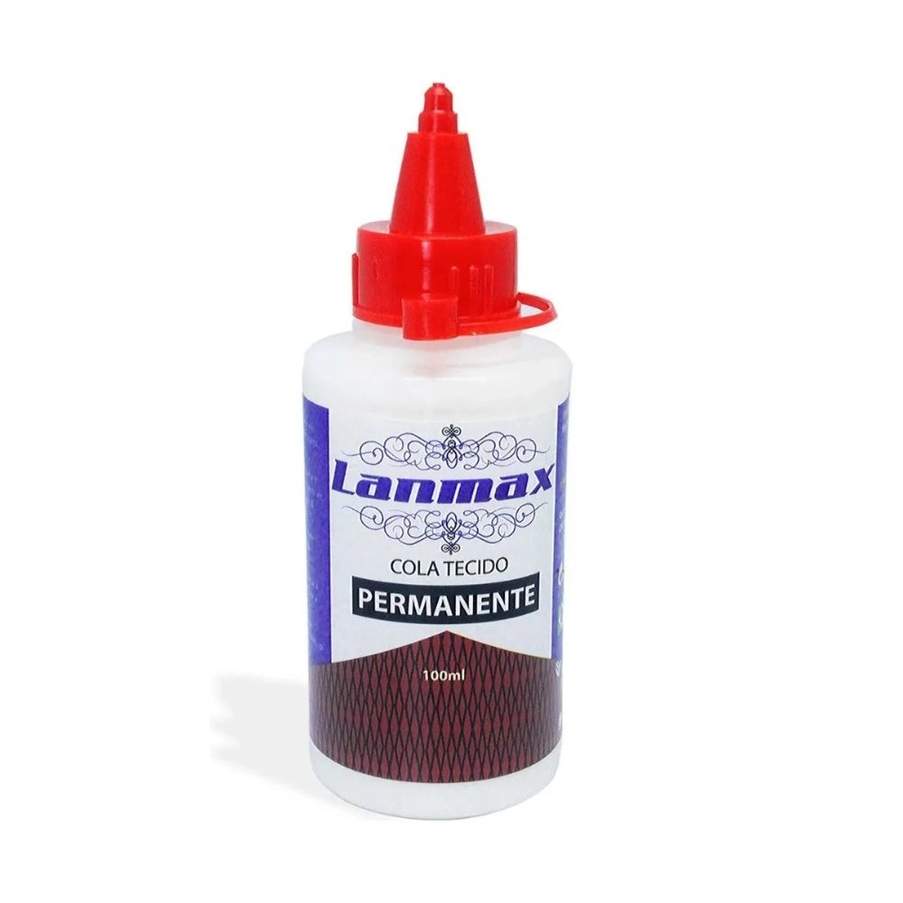 Cola para Tecido Permanente Lanmax 100ml Não Tóxica
