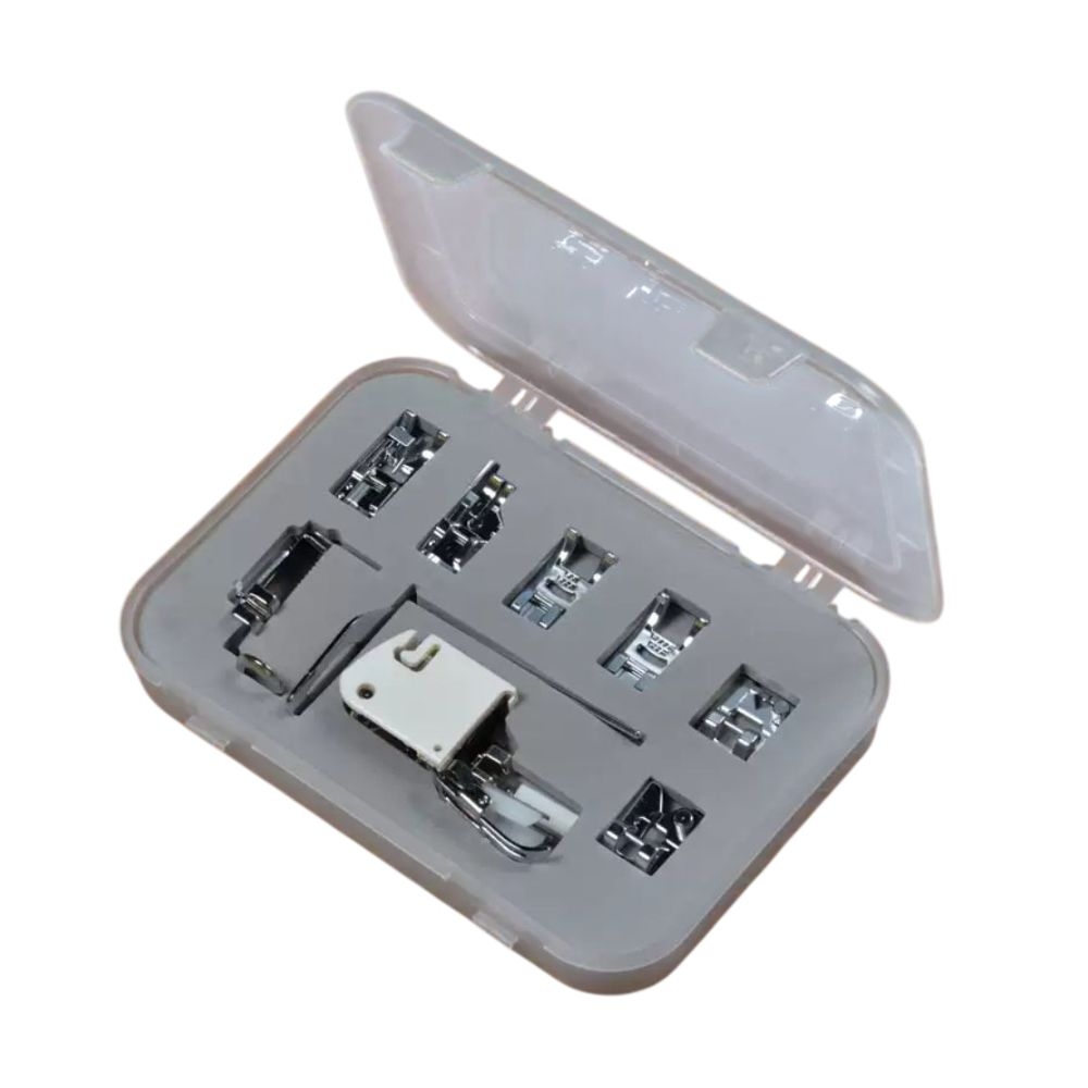 Kit Calcador para Costura 9 Peças Quilting e Bordas