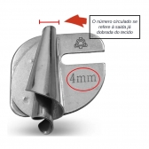 Aparelho Barra Bainha Caracol Q.X.YUN para Máquina Reta 5mm a 10mm