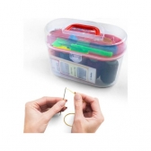 Kit de Costura Completo com Maleta – Linhas, Tesoura e Agulhas