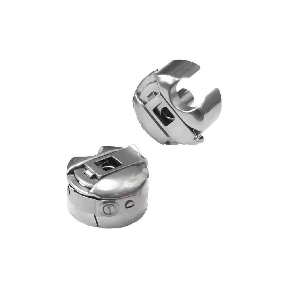 Caixa de Bobina Industrial com Mola para Máquinas de Costura