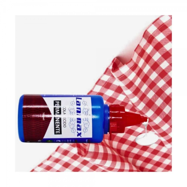 Cola para Tecido Permanente Lanmax 100ml Não Tóxica