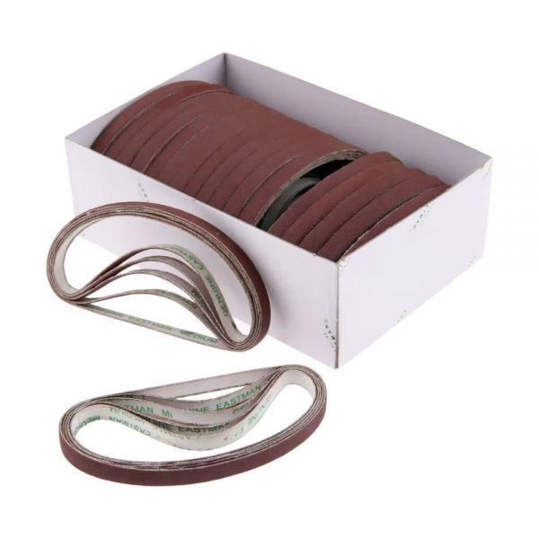 Caixa com 100 Lixas Abrasivas Originais EASTMAN para Corte Têxtil