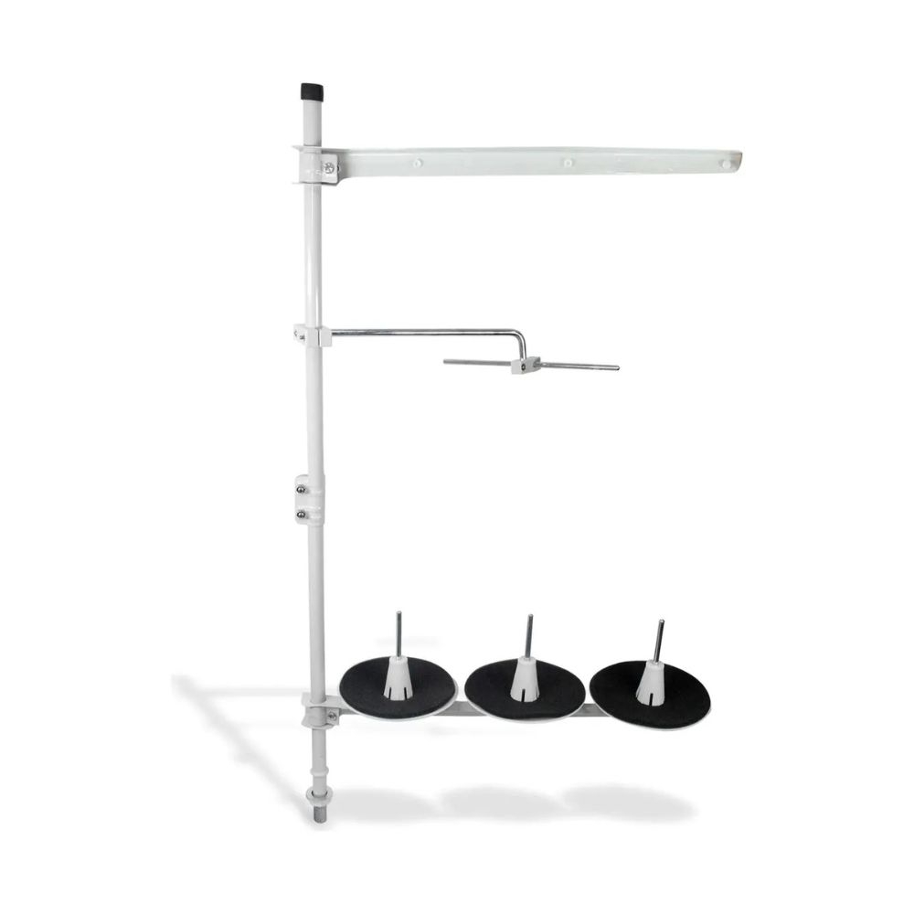 Porta Fio 3 Cones para Máquina de Costura Industrial