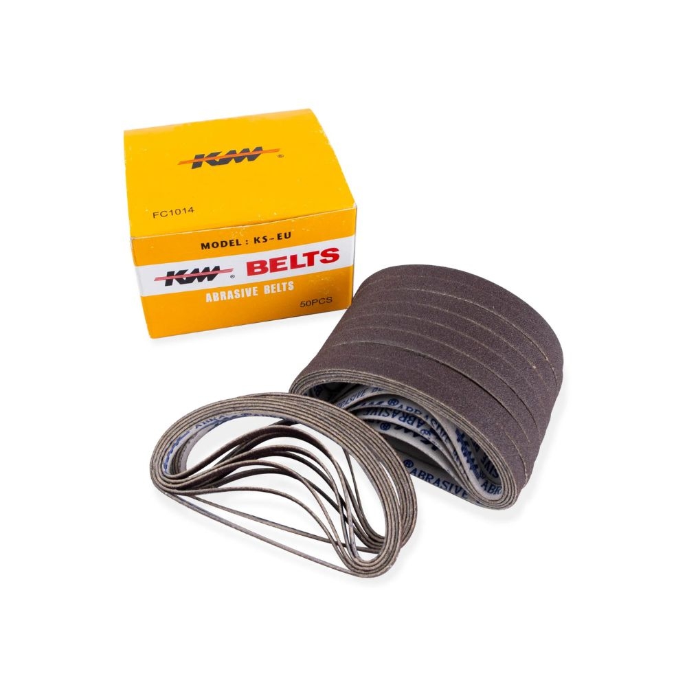 Caixa com 50 Lixas Abrasivas KM para Máquina de Corte Têxtil 5”