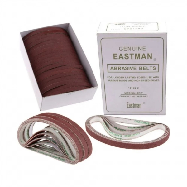 Caixa com 100 Lixas Abrasivas Originais EASTMAN para Corte Têxtil