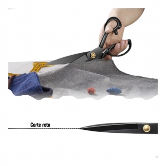 Tesoura Alfaiate 8” Q.X.YUN Titânio Costura Profissional