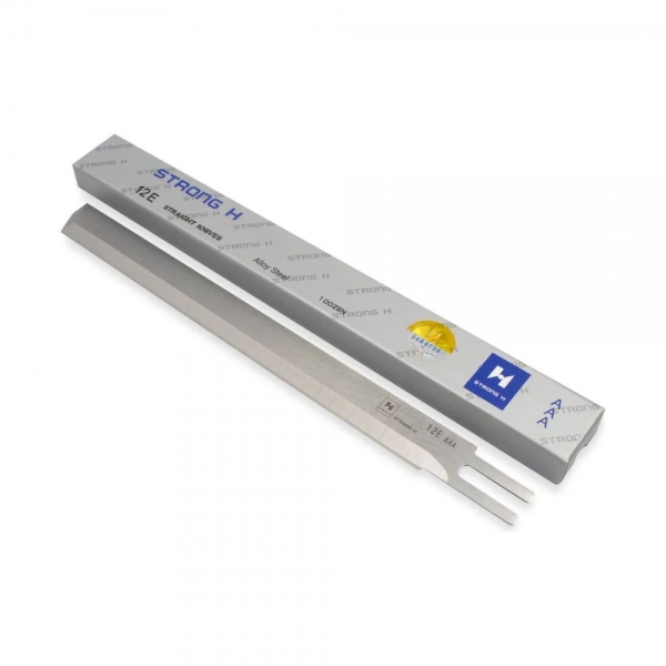Caixa com 12 Facas STRONG H Lisas para Máquina de Corte (6, 8, 10 ou 12”)