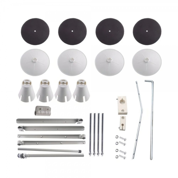 Porta Fio 4 Cones para Máquina de Costura Industrial