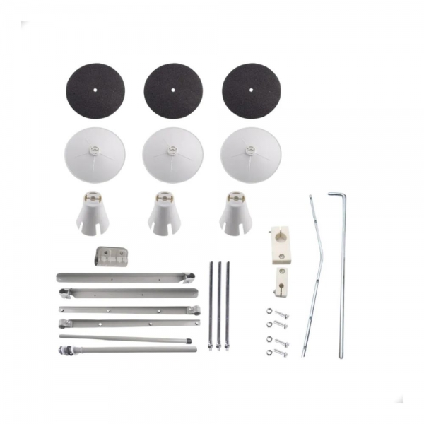 Porta Fio 3 Cones para Máquina de Costura Industrial