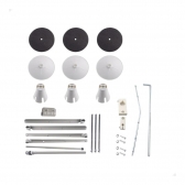 Porta Fio 3 Cones para Máquina de Costura Industrial