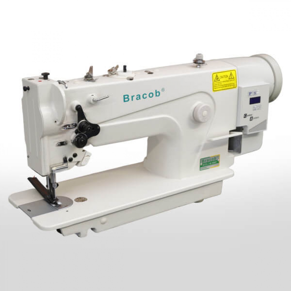 Máquina de Costura Transporte Triplo Direct Drive 1 Agulha Bracob BC0628AT
